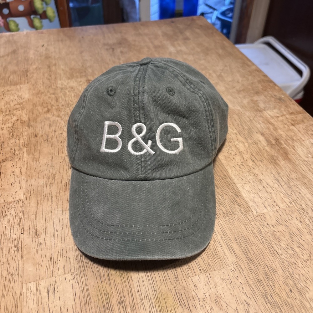 Adams B&G Green Hat Aurora NY 9.6.2025 Leather Strap Baseball Cap Mens OSFM